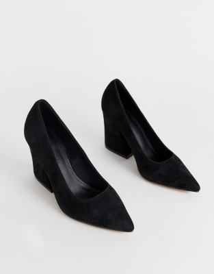 escarpins talons carré