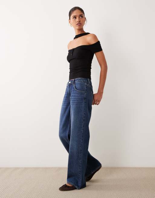 ASOS DESIGN - Sort bandeau-top med tørklædedetalje, 2 af 4