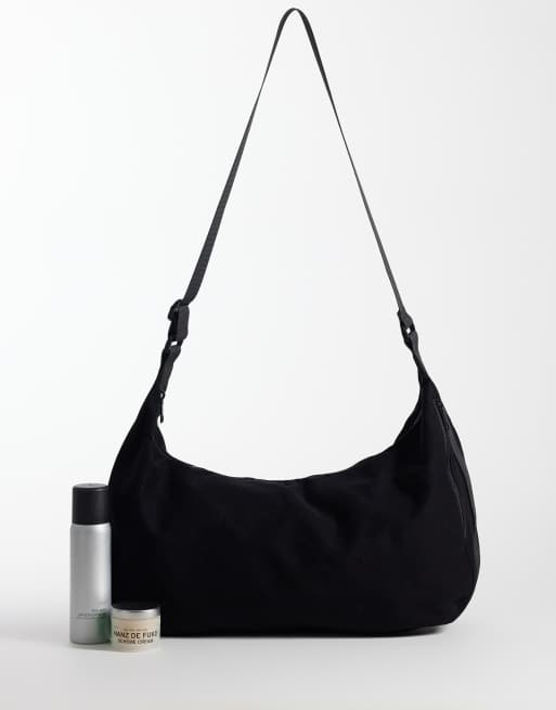 ASOS DESIGN - Sort crossbody-taske i kanvas, 2 af 4