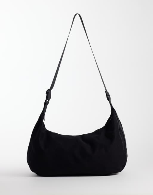 ASOS DESIGN - Sort crossbody-taske i kanvas, 4 af 4