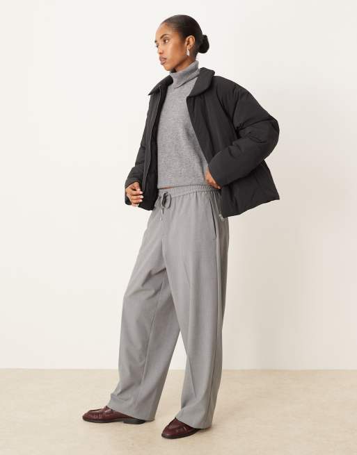 ASOS DESIGN - Sort dynejakke med krave, 4 af 4