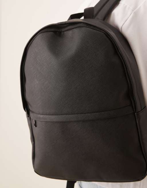 ASOS DESIGN - Sort elegant rygsæk, 2 af 4