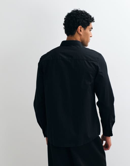 ASOS DESIGN - Sort elegant skjorte i regular fit, 2 af 5