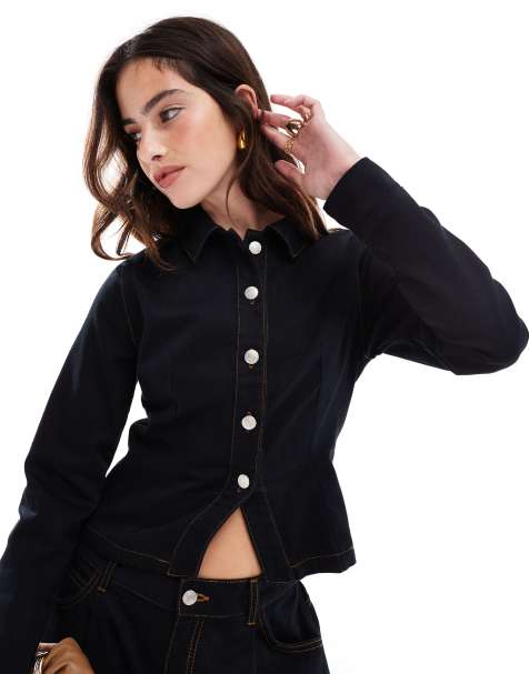 ASOS DESIGN - Sort habitjakke i slim fit - view 1