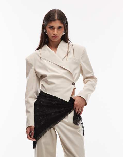 ASOS DESIGN - Sort halstørklæde i blondemateriale - view 1
