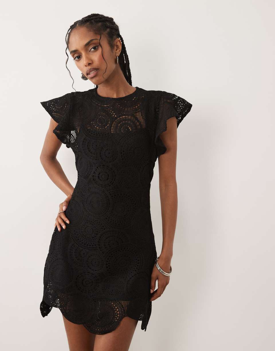 Knitted mini dress