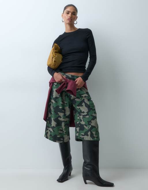 ASOS DESIGN - Sort minimalistisk tætsiddende top med lange ærmer, 4 af 4