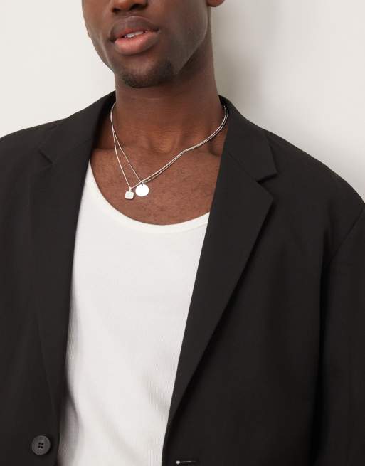 ASOS DESIGN - Sort og løstsiddende blazer i afslappet pasform, 4 af 5