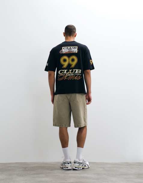 ASOS DESIGN - Sort og oversized T-shirt med 'street'-grafik - view 1
