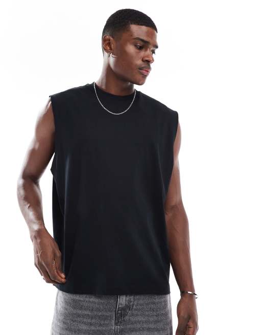 ASOS DESIGN - Sort oversized overdel
