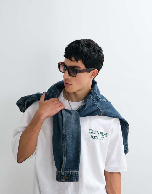 ASOS DESIGN - Sort oversized T-shirt med 'Guinness'-print, 5 af 5