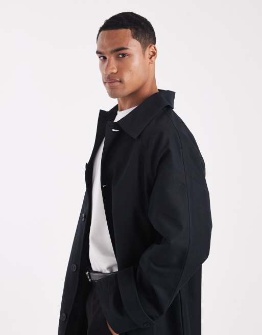 ASOS DESIGN - Sort oversized trenchcoat, 4 af 5