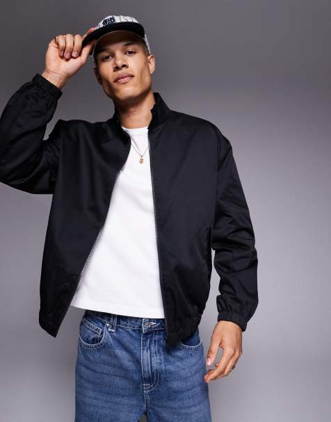ASOS DESIGN - Sort oversized træningsjakke - view 1