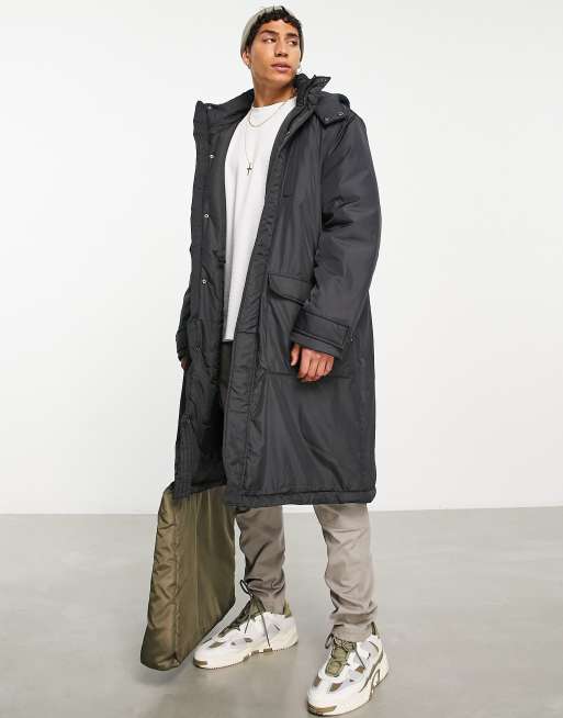 ASOS DESIGN - sort parka jakke