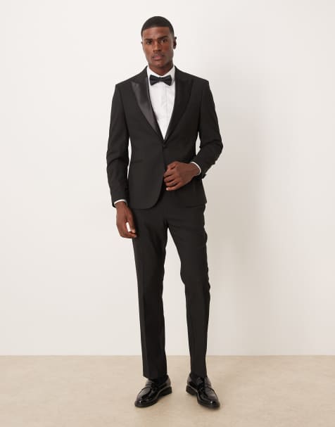 ASOS DESIGN - Sort smal smoking - view 1