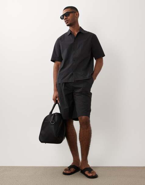 ASOS DESIGN - Sort sæt i nylon - view 1