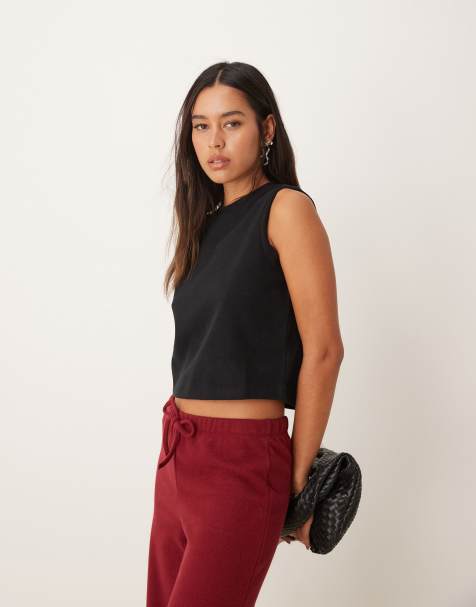 ASOS DESIGN - Sort superblød tanktop - view 1