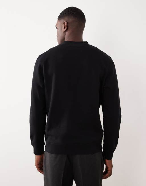 ASOS DESIGN - Sort sweatshirt med V-hals , 3 af 5