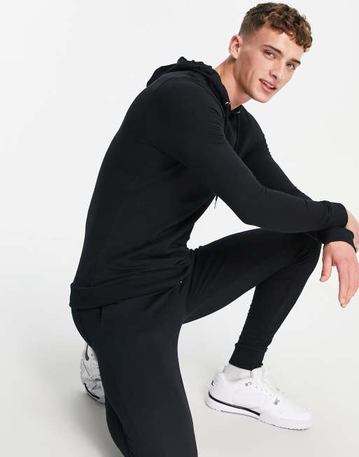 ASOS DESIGN - Sort tætsiddende træningssæt