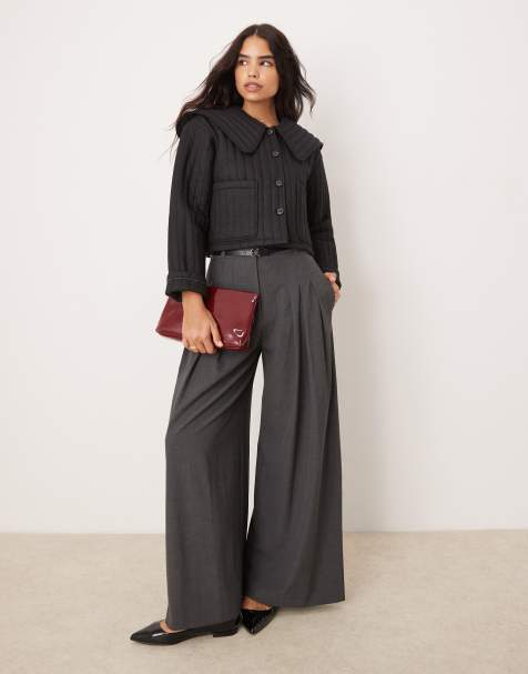 ASOS DESIGN - Sort vatteret jakke med ståkrave - view 1