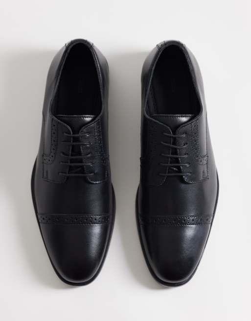 ASOS DESIGN - Sorte brogues med snørebånd og tåhætte, 2 af 4