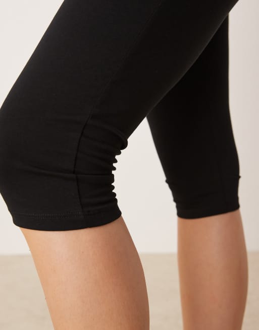 ASOS DESIGN - Sorte capri-leggingsshorts, 5 af 5