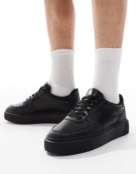 ASOS DESIGN - Sorte chunky sneakers - view 1