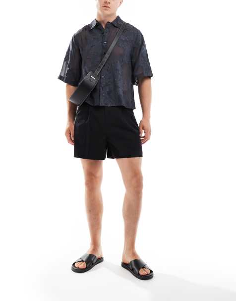 ASOS DESIGN - Sorte elegante cropped bermudashorts - view 1