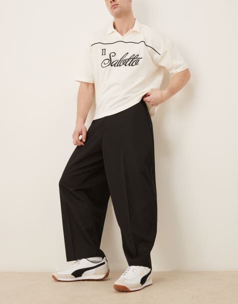 ASOS DESIGN - Sorte elegante ekstremt tapered bukser - view 1