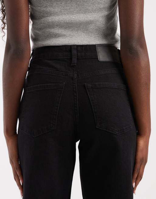 ASOS DESIGN - Sorte jeans med lige ben og comfort-stretch, 4 af 5