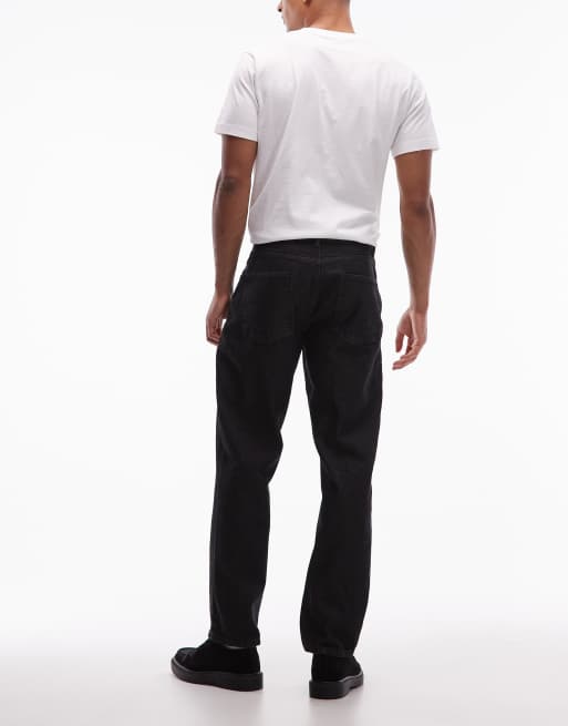 ASOS DESIGN - Sorte jeans med lige ben, 2 af 5