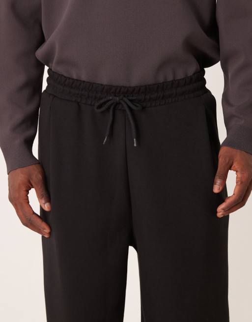 ASOS DESIGN - Sorte joggingbukser med brede ben, 4 af 5
