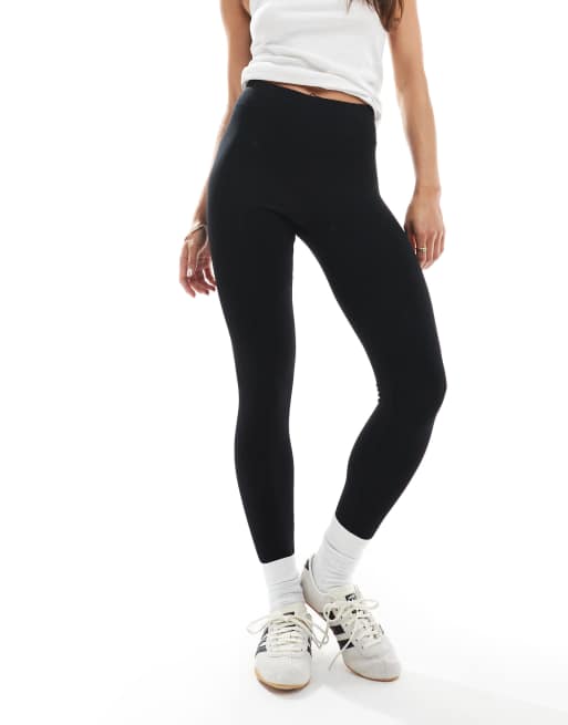 ASOS DESIGN - Sorte leggings, 3 af 5