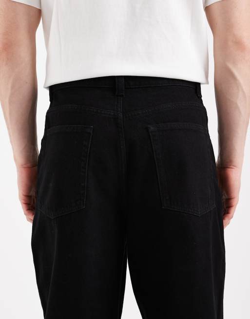 ASOS DESIGN - Sorte løstsiddende jeans, 4 af 5