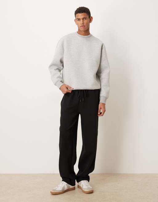 ASOS DESIGN - Sorte løstsiddende joggingbukser, 2 af 5