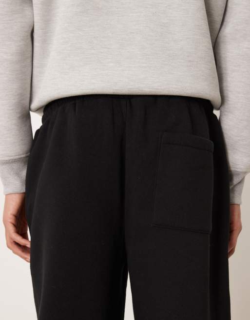 ASOS DESIGN - Sorte løstsiddende joggingbukser, 5 af 5