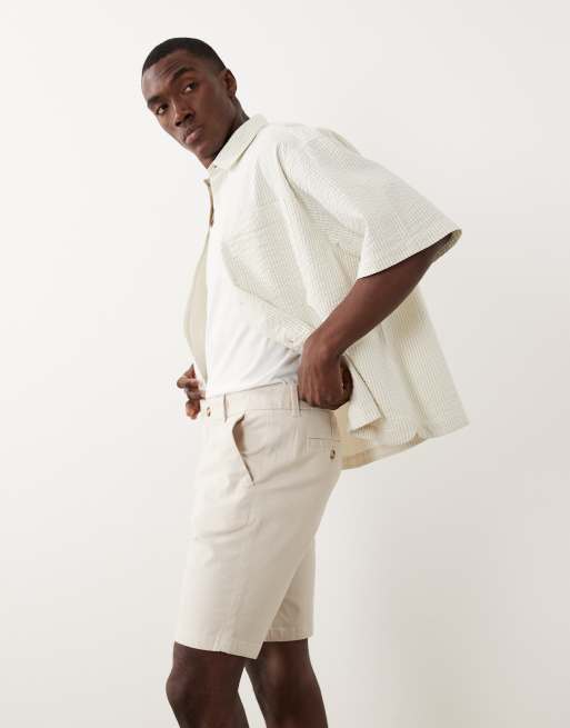 ASOS DESIGN - Sorte/marineblå/beige chinoshorts i slim fit i pakke med 3 par, 2 af 5