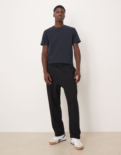 ASOS DESIGN - Sorte og oversized joggingbukser med pintucks, 2 af 5
