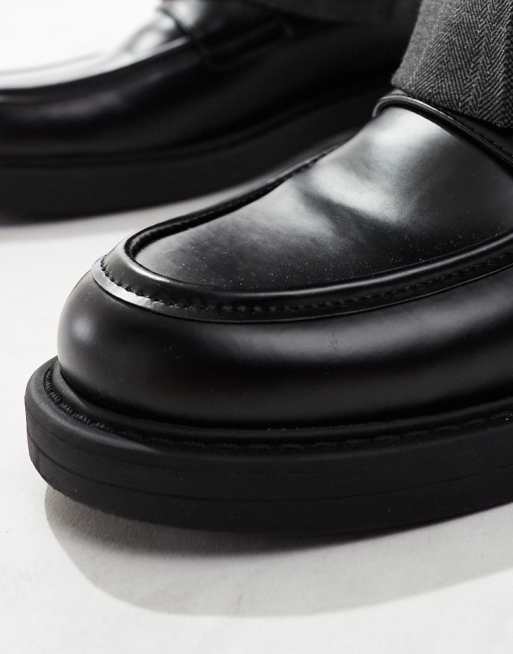 ASOS DESIGN - Sorte penny-loafers, 3 af 4