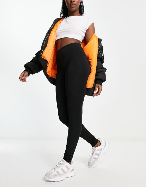 ASOS DESIGN - Sorte premium-leggings i superblød bomuldsmodal - view 1
