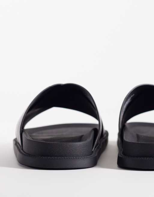 ASOS DESIGN - Sorte sandaler med krydsende stropper, 3 af 4