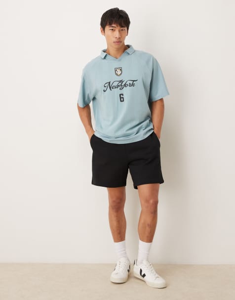 ASOS DESIGN - Sorte shorts i kraftigt materiale - view 1