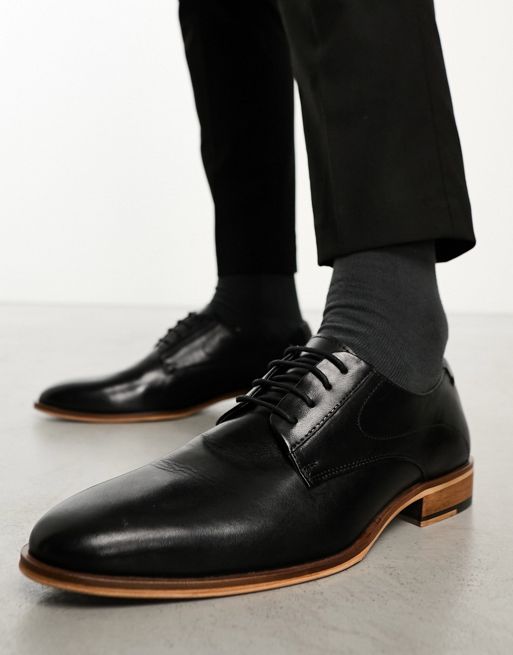FhyzicsShops DESIGN - Sorte sko med snørebånd i læder