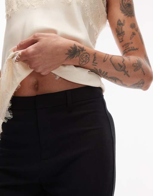 ASOS DESIGN - Sorte skræddersyede og smalle bukser med svaj, 5 af 5