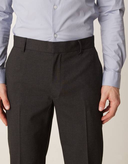 ASOS DESIGN - Sorte skræddersyede slim-bukser, 4 af 5