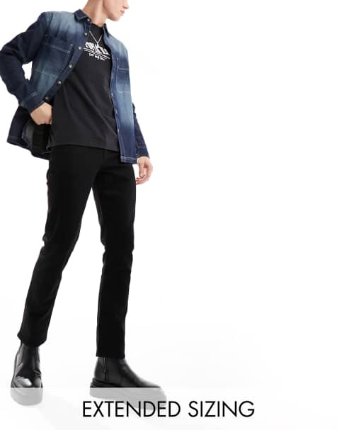 ASOS DESIGN - sorte slim-jeans med stræk - view 1