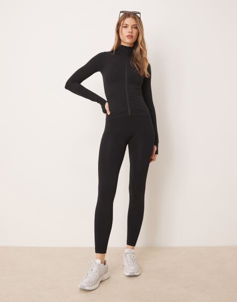 ASOS DESIGN - Sorte sømløse formgivende leggings - view 1