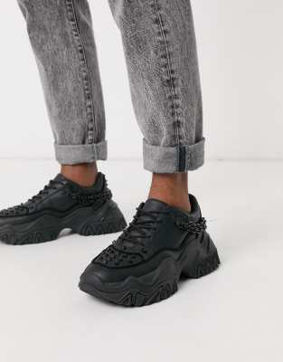 sorte chunky sneakers