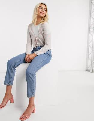 asos tie front cardigan