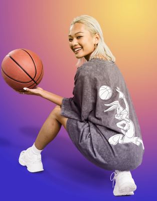 space jam t shirt dress